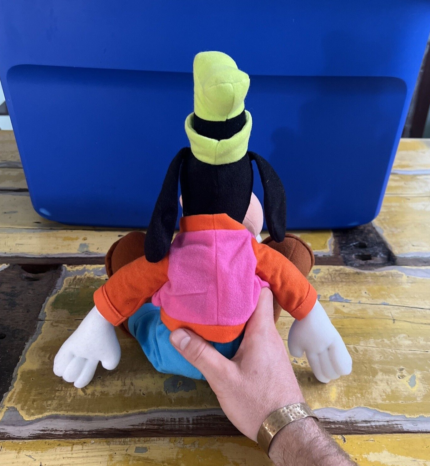 Walt Disney Goofy Character Plush Doll Mattell Size 8x15 Inches Polyester