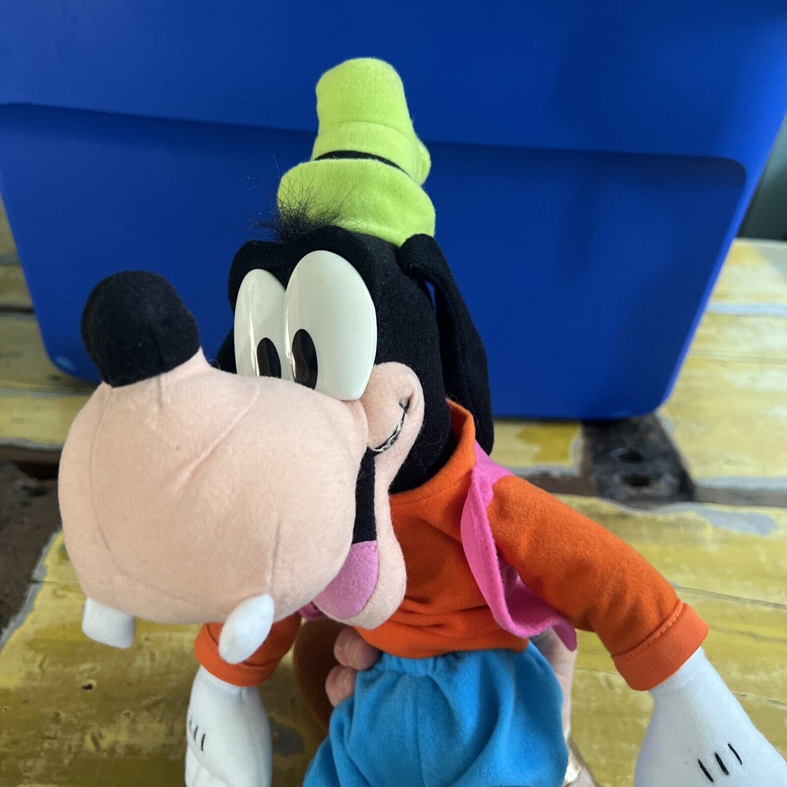 Walt Disney Goofy Character Plush Doll Mattell Size 8x15 Inches Polyester