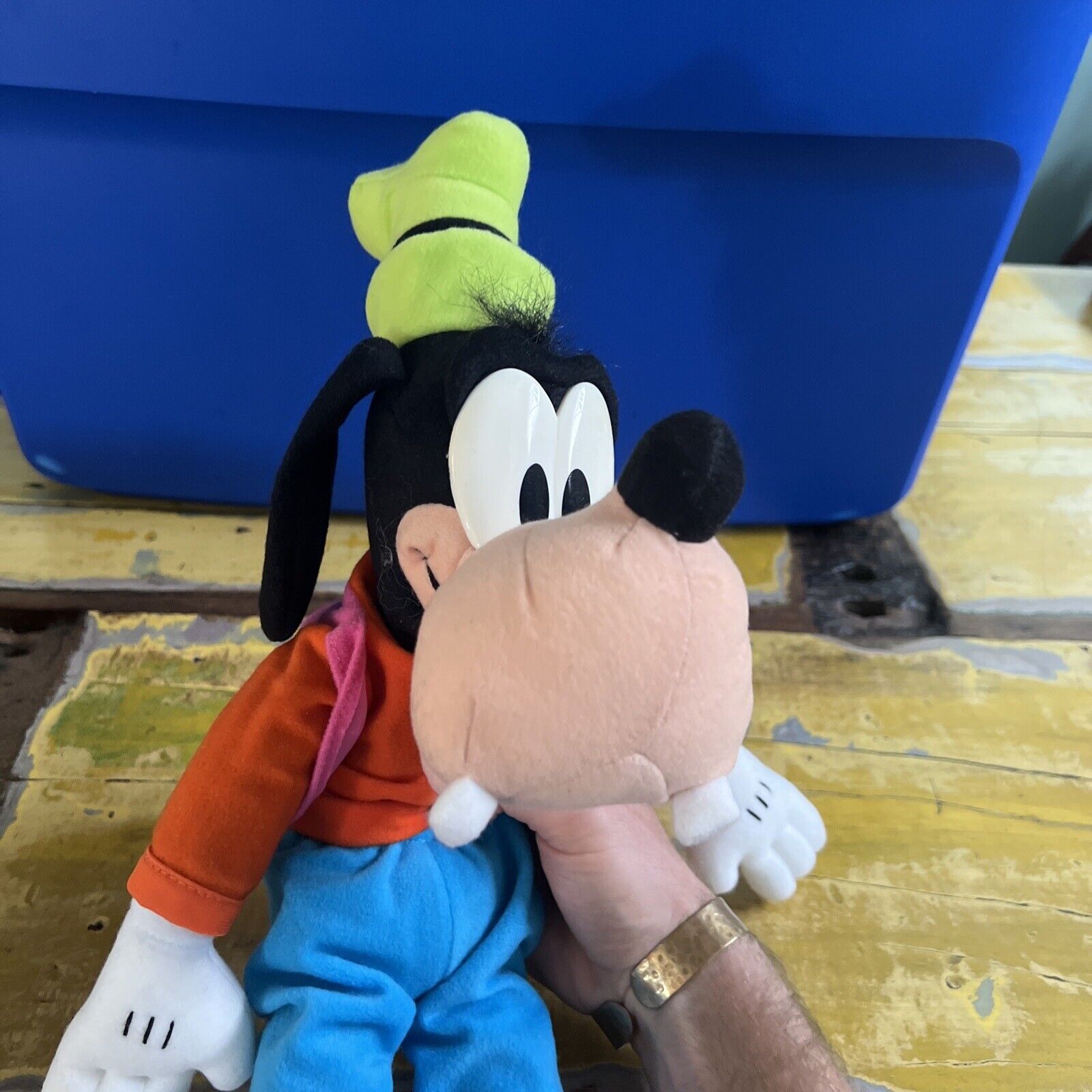 Walt Disney Goofy Character Plush Doll Mattell Size 8x15 Inches Polyester