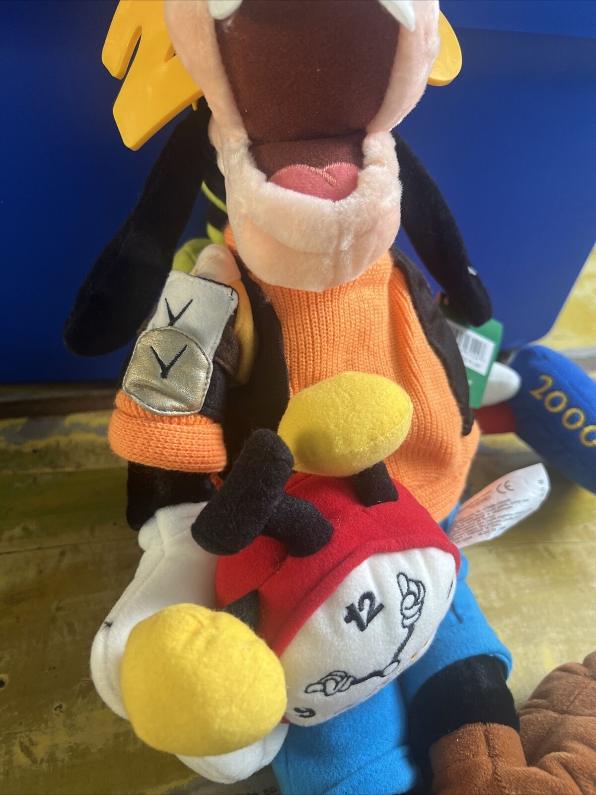 Walt Disney Company Year 2000 Celebration Goofy Plush Doll With Tag 12x21 Inches