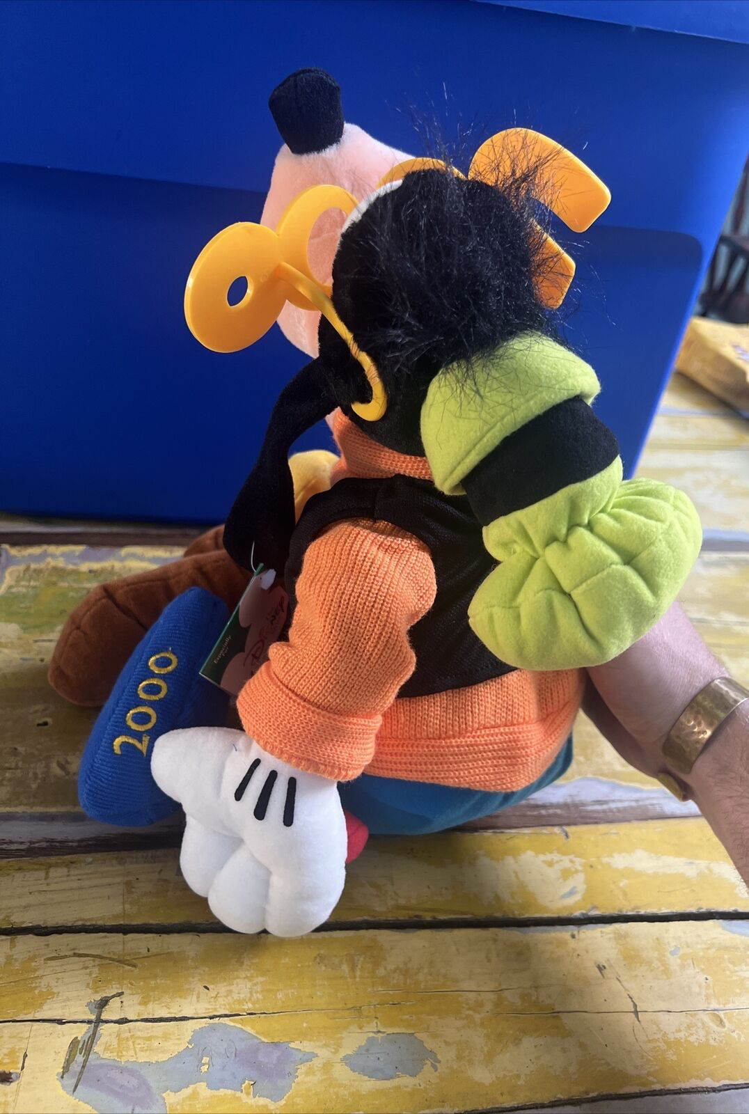 Walt Disney Company Year 2000 Celebration Goofy Plush Doll With Tag 12x21 Inches