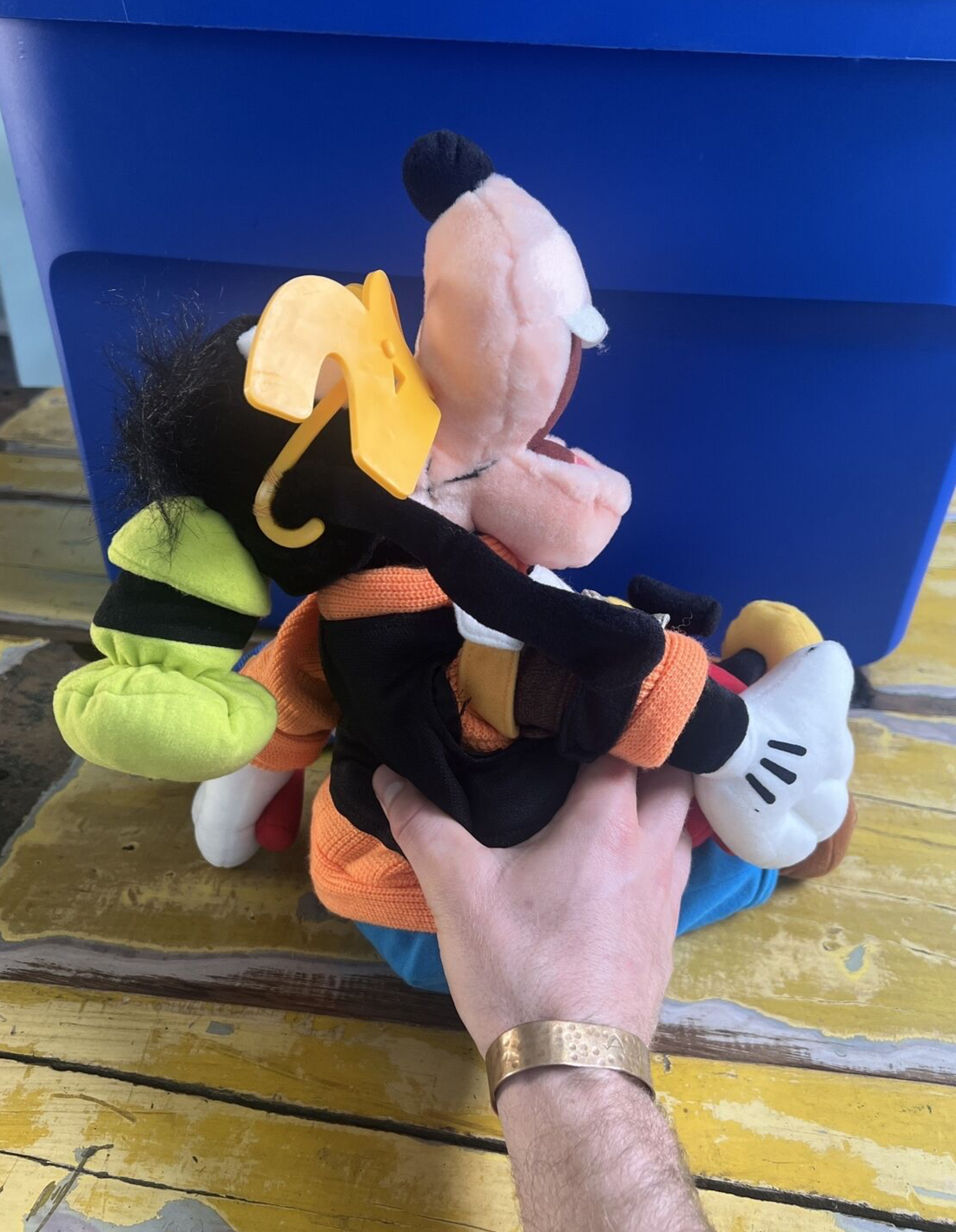 Walt Disney Company Year 2000 Celebration Goofy Plush Doll With Tag 12x21 Inches