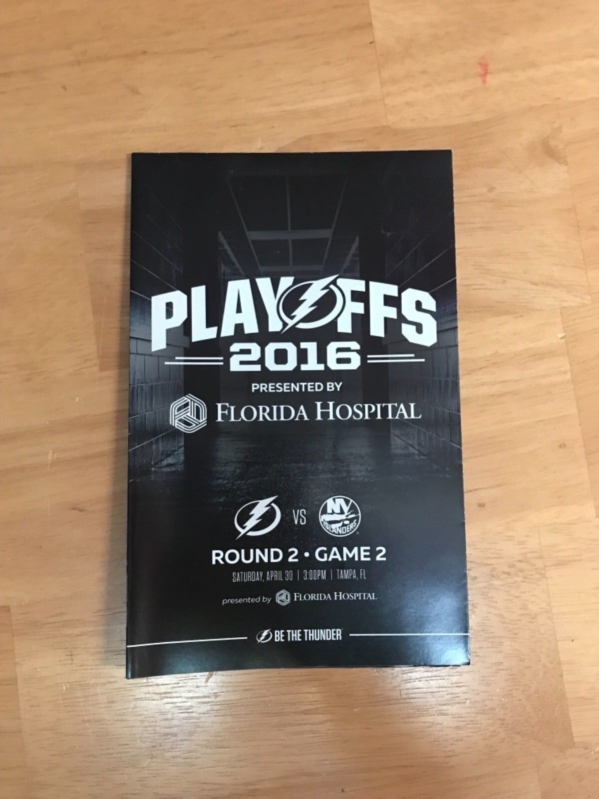 Tampa Bay Lightning 2016 Stanley Cup Playoffs Program Round 2 Game 2