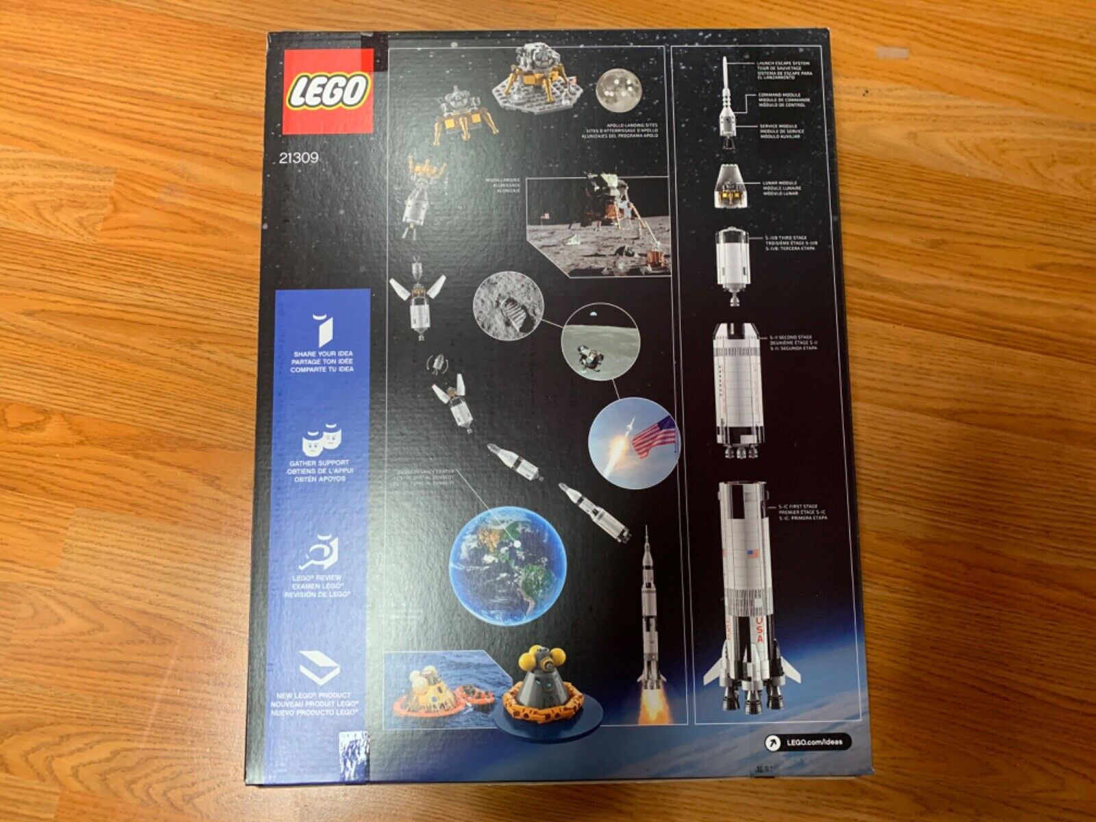 LEGO 21309 NASA Apollo Saturn V RARE