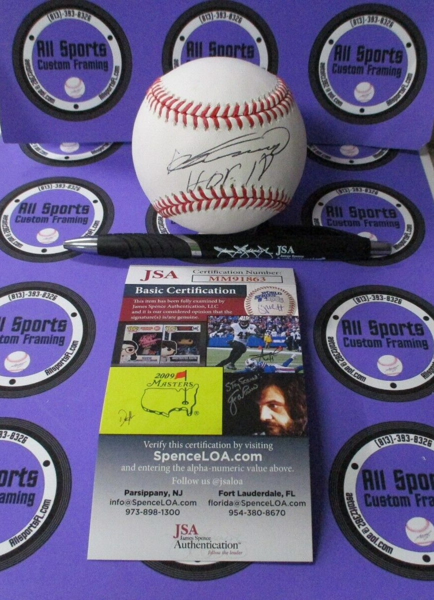 Vladimir Guerrero Angels HOF 2018 Autographed Rawlings Baseball JSA #MM91863