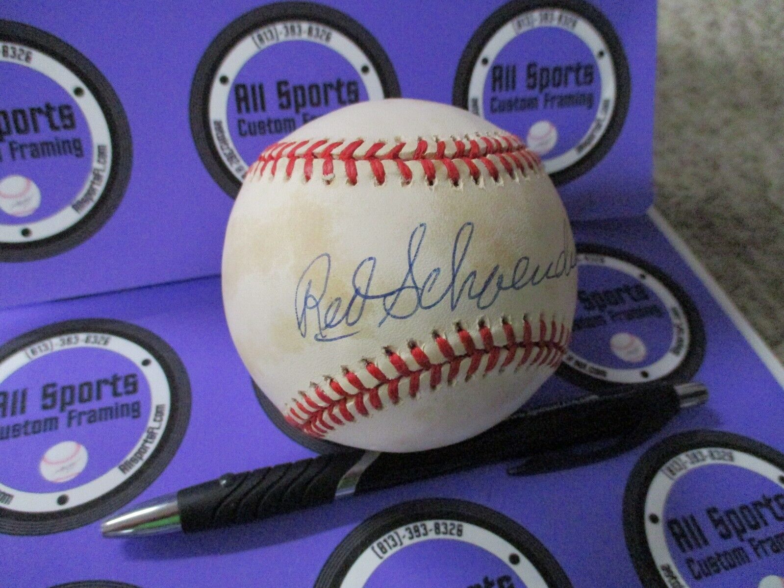 Red Schoendienst St. Louis Cardinals Autographed Rawlings Baseball PSA #AI63882