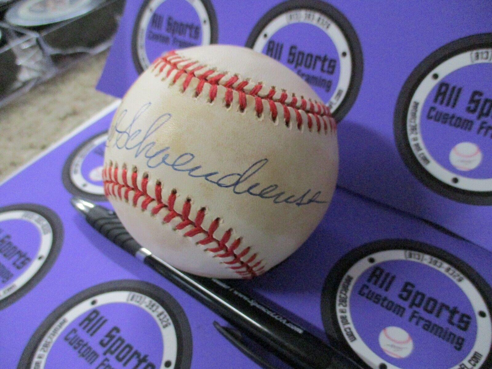 Red Schoendienst St. Louis Cardinals Autographed Rawlings Baseball PSA #AI63882