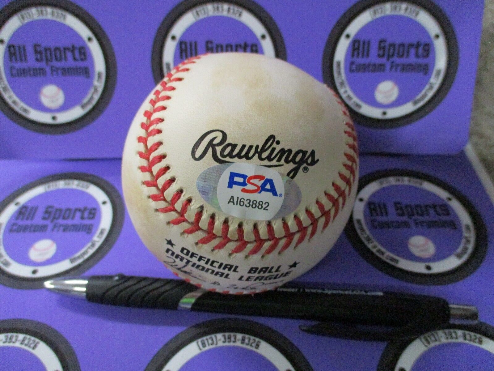 Red Schoendienst St. Louis Cardinals Autographed Rawlings Baseball PSA #AI63882