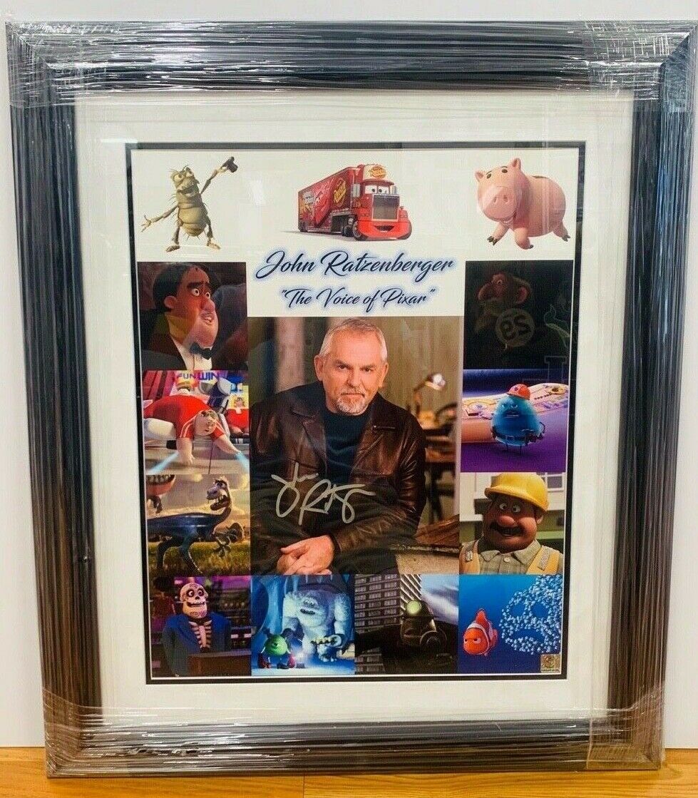 John Ratzenberger Voice Actor Pixar Autographed Signed 16x20 Photo Framed W/Cert