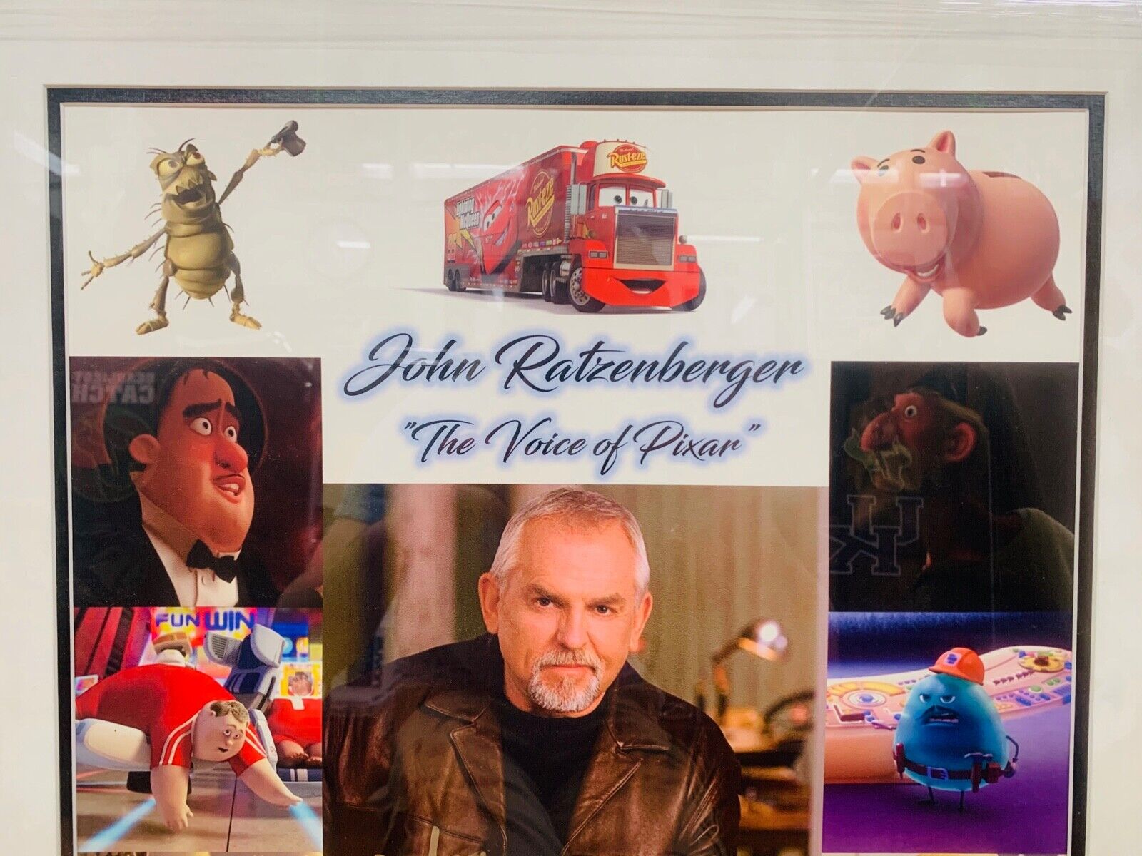 John Ratzenberger Voice Actor Pixar Autographed Signed 16x20 Photo Framed W/Cert