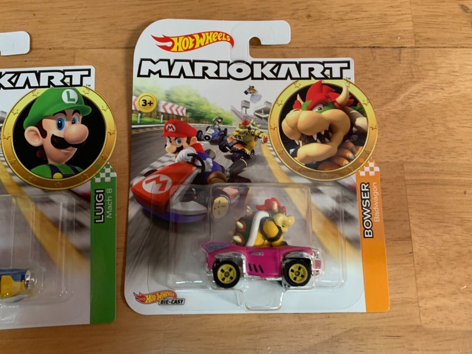 Hot Wheels Diecast Mario Kart Set of 5 Cars