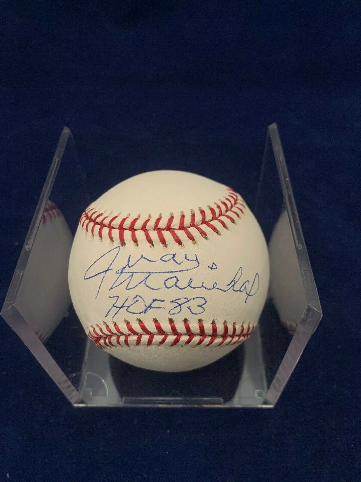 Juan Marichal Hall of Fame 1983 Signed Baseball with JSA COA