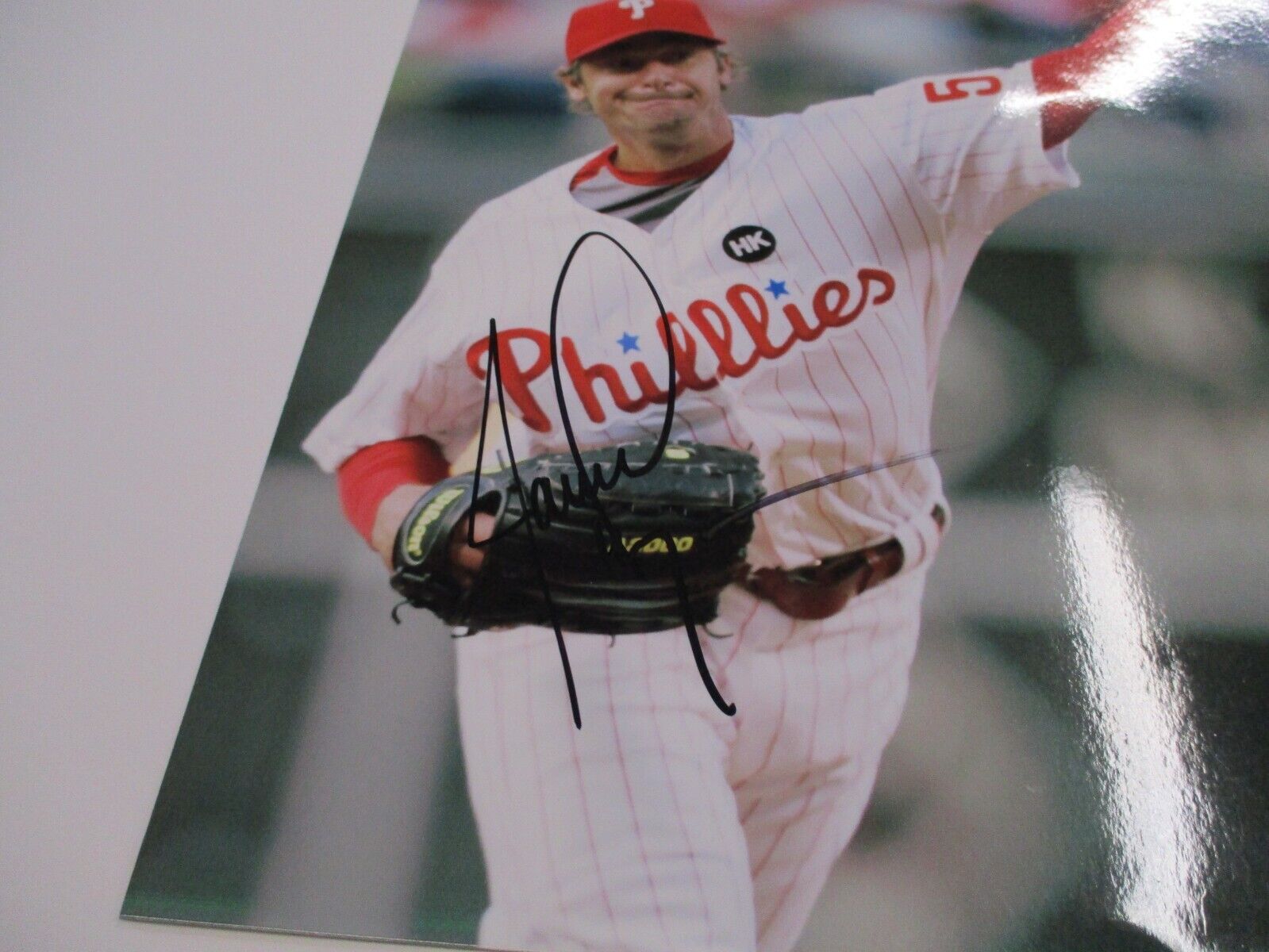 MLB Jamie Moyer Phillies Autographed Signed 8x10 Photo JSA COA #AL87895