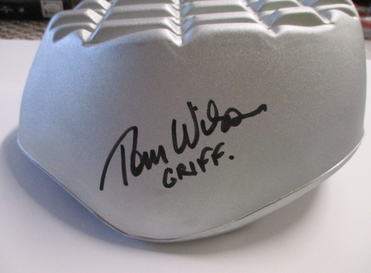 Tom Wilson "Griff" Back To The Future P2 Autographed Signed Griff Helmet JSA COA