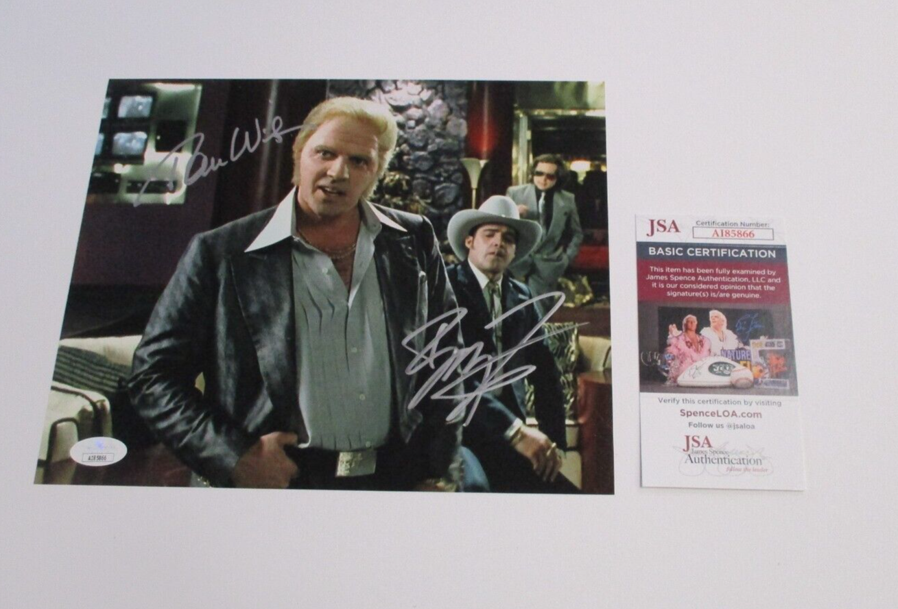 Tom Wilson BIFF Billy Zane Match BTTF 2 Autographed Signed 8x10 Photo JSA