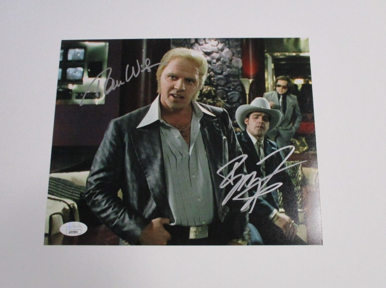 Tom Wilson BIFF Billy Zane Match BTTF 2 Autographed Signed 8x10 Photo JSA