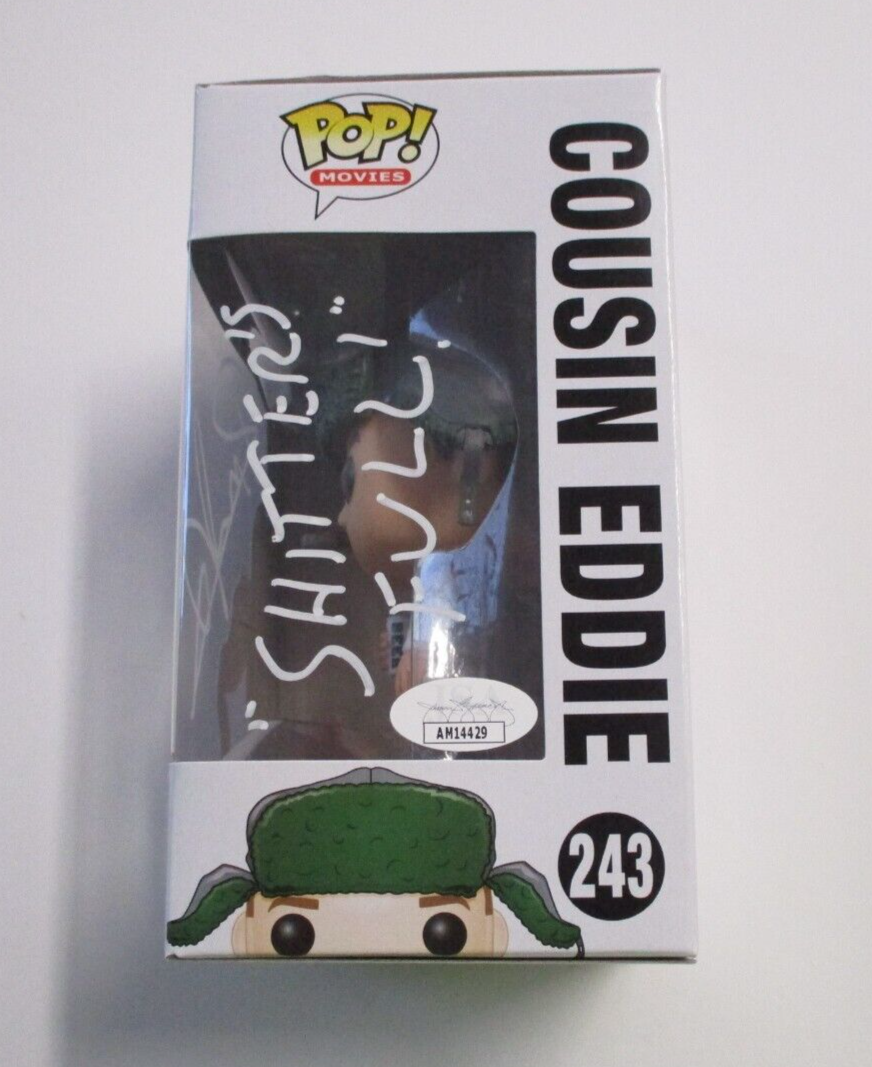 Randy Quaid "Cousin Eddie" Autographed Signed Christmas Funko Pop #243 JSA COA