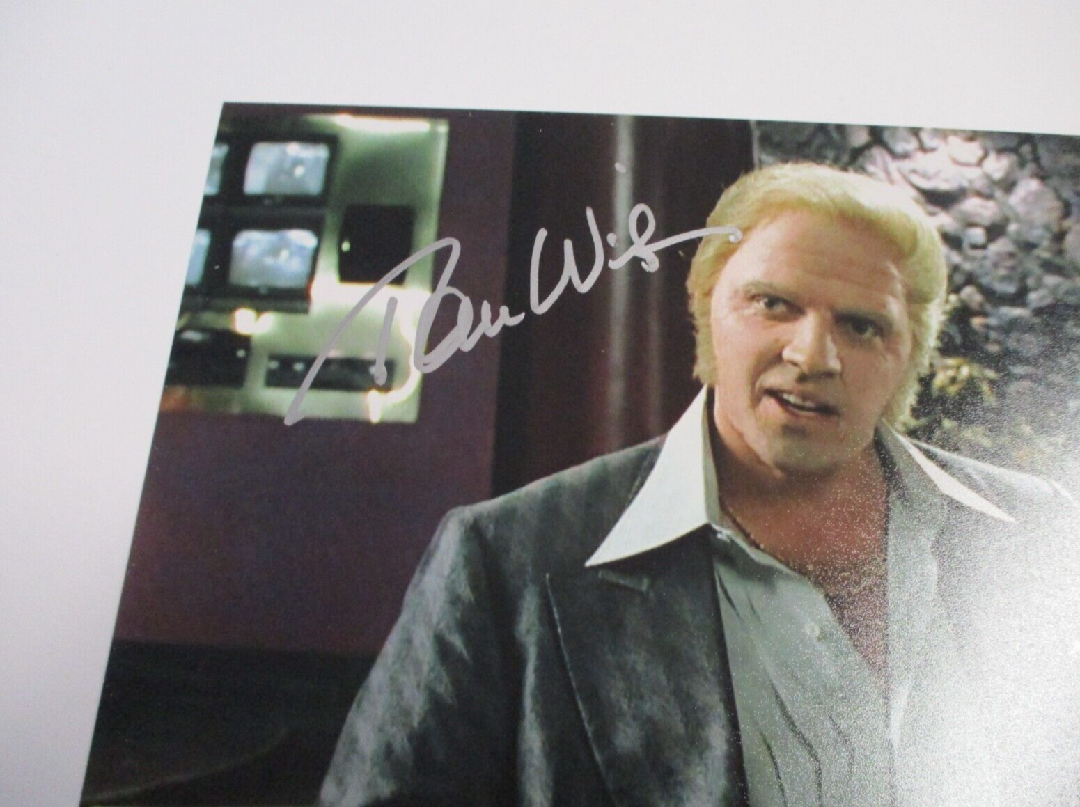 Tom Wilson BIFF Billy Zane Match BTTF 2 Autographed Signed 8x10 Photo JSA