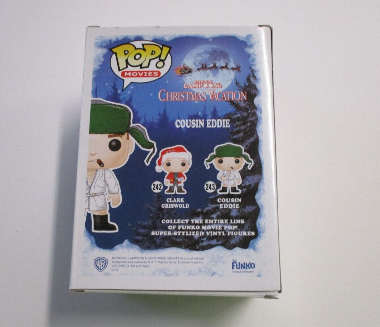 Randy Quaid "Cousin Eddie" Autographed Signed Christmas Funko Pop #243 JSA COA