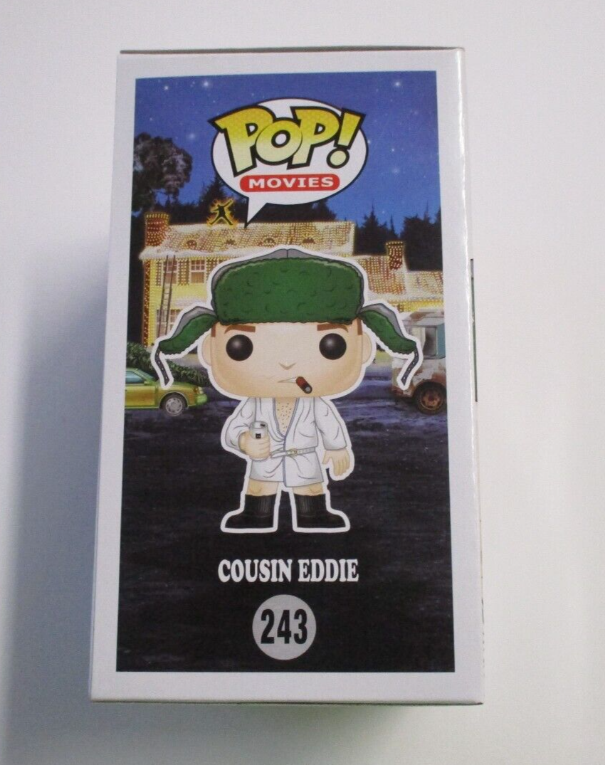 Randy Quaid "Cousin Eddie" Autographed Signed Christmas Funko Pop #243 JSA COA