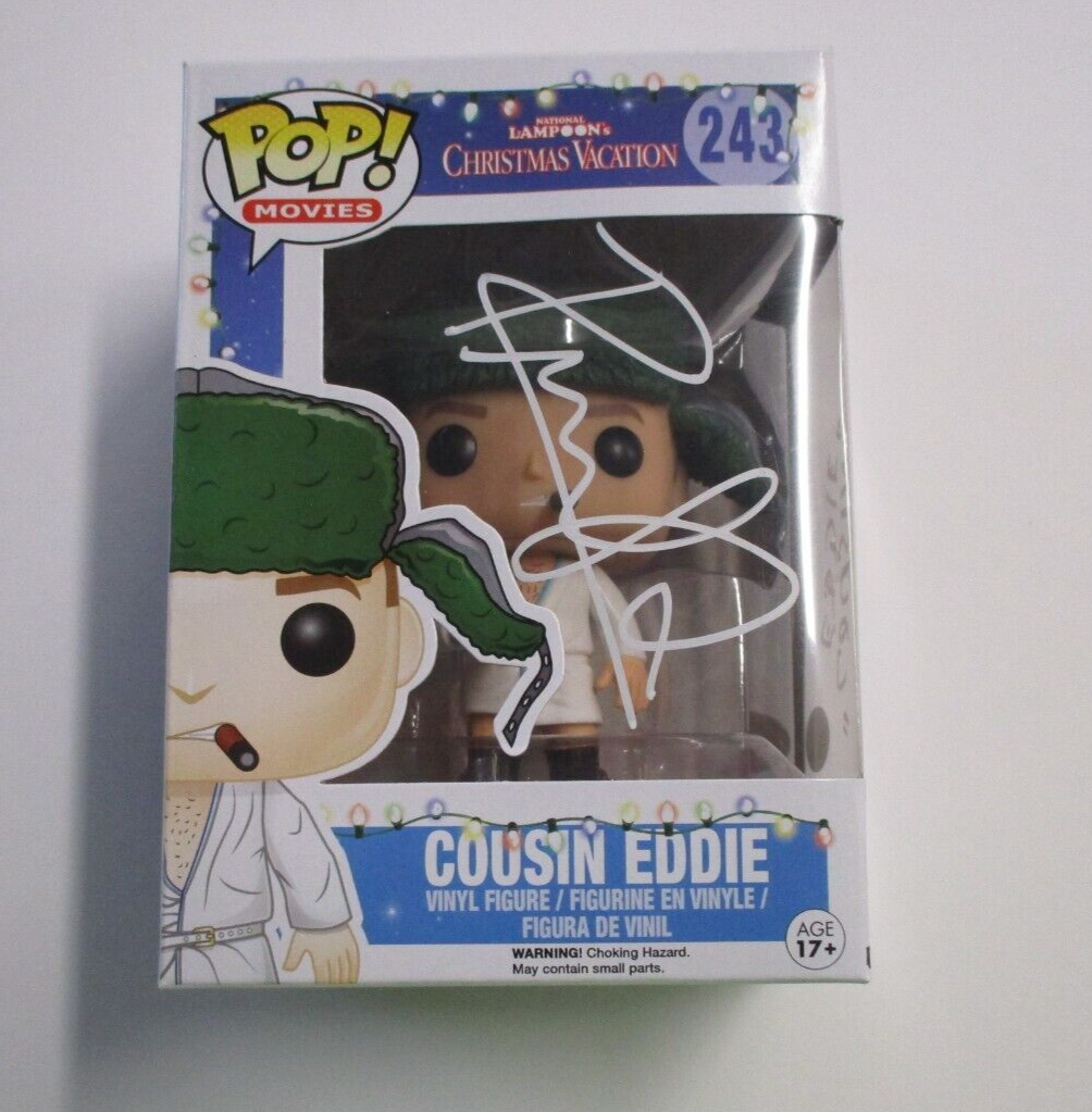 Randy Quaid "Cousin Eddie" Autographed Signed Christmas Funko Pop #243 JSA COA 2