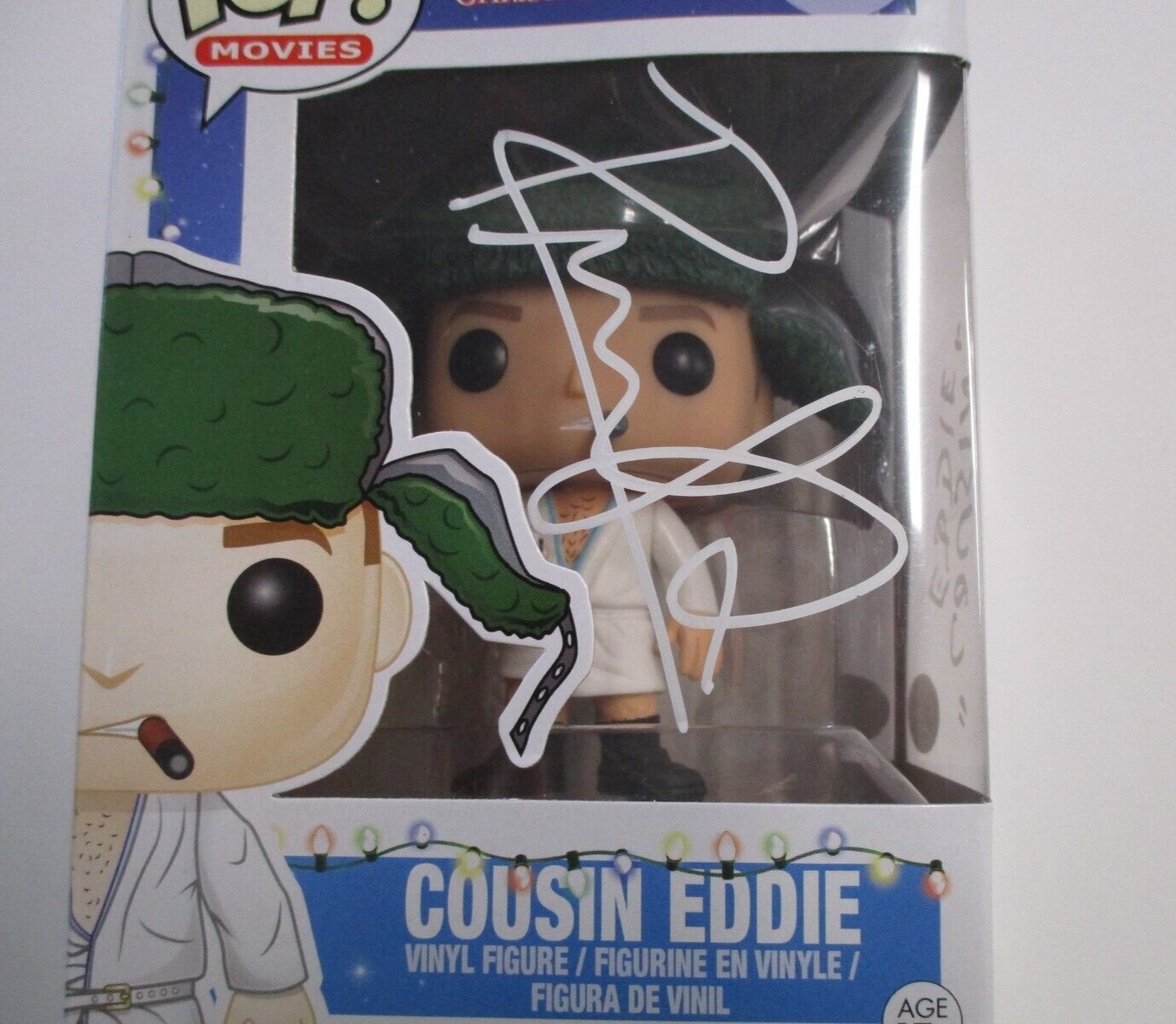 Randy Quaid "Cousin Eddie" Autographed Signed Christmas Funko Pop #243 JSA COA 2