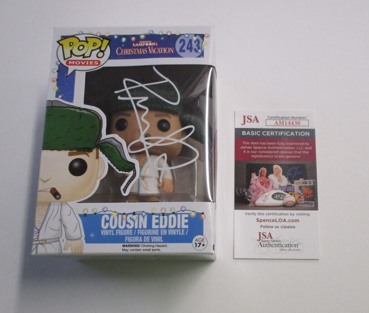 Randy Quaid "Cousin Eddie" Autographed Signed Christmas Funko Pop #243 JSA COA 2