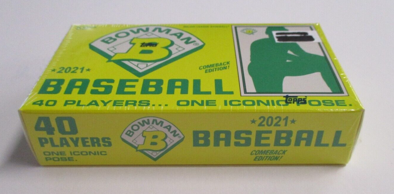 MLB Topps Bowman 2021 40 Players 1 Iconic Pose Wave 3 Box Sealed Trading Cards