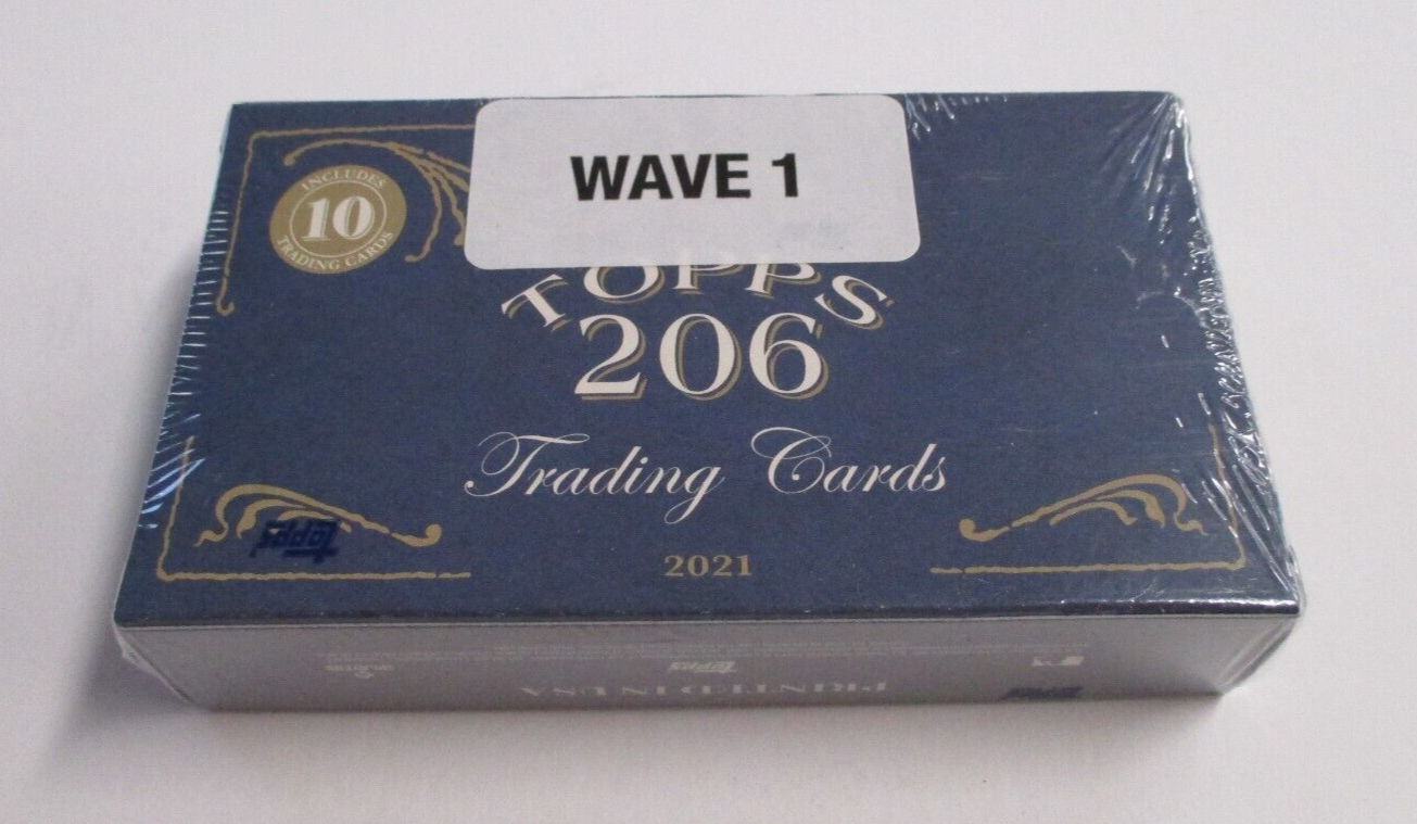 MLB Topps 2021 206 10 Trading Cards Wave 1 Sealed Trading Cards Pack