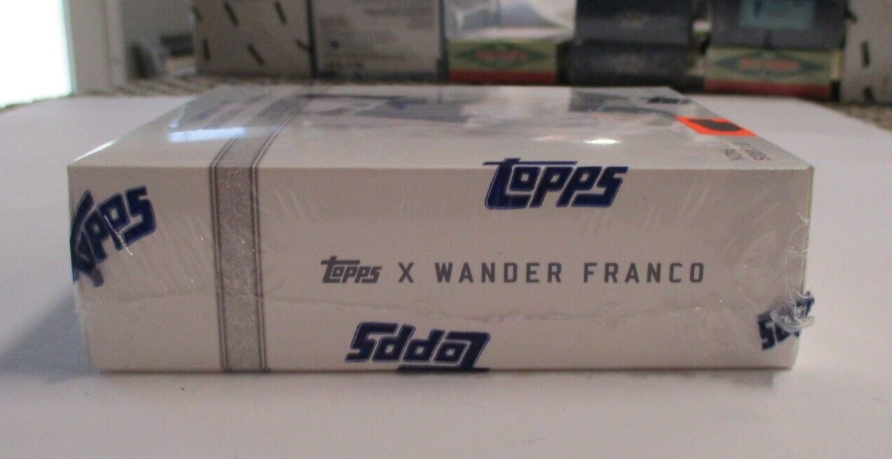 MLB Topps 2022 X Wander Franco Sealed Trading Card Box 5 Packs In Box