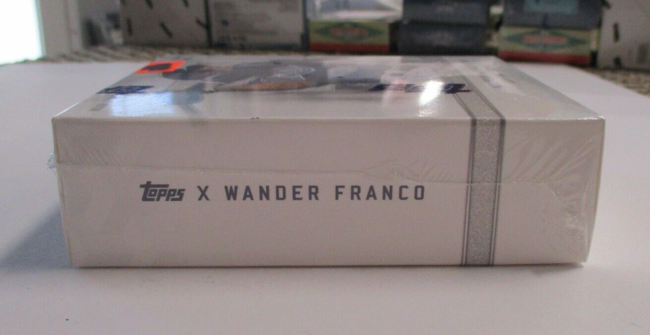 MLB Topps 2022 X Wander Franco Sealed Trading Card Box 5 Packs In Box