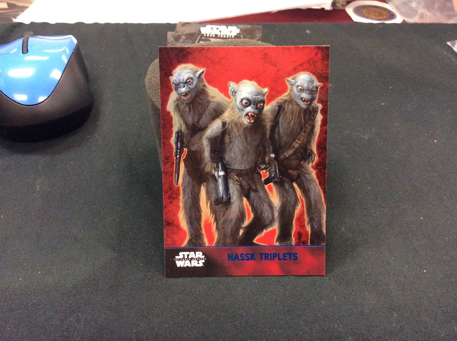 Star Wars The Force Awakens Topps Blue LOT R2-D2 Ren PZ-4CO Hassek Unkar's Thug