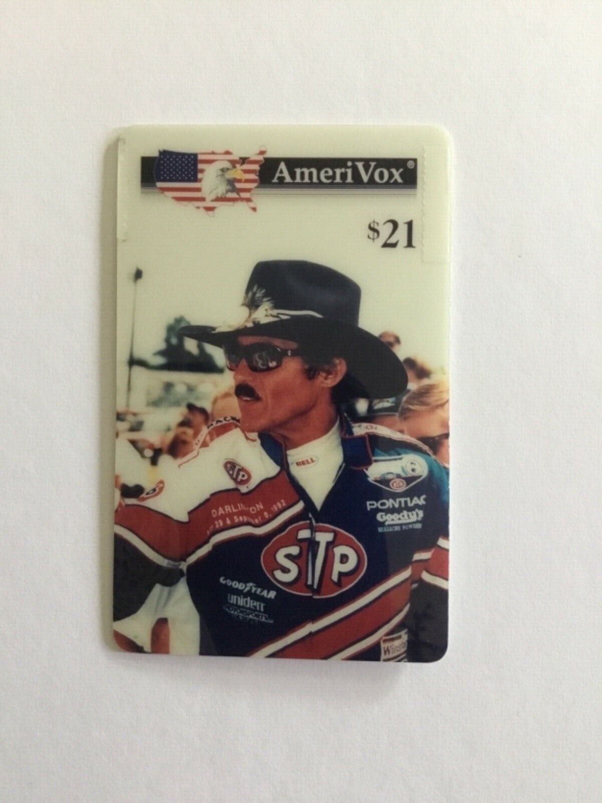 Richard Petty AmeriVox $21 Phonecard