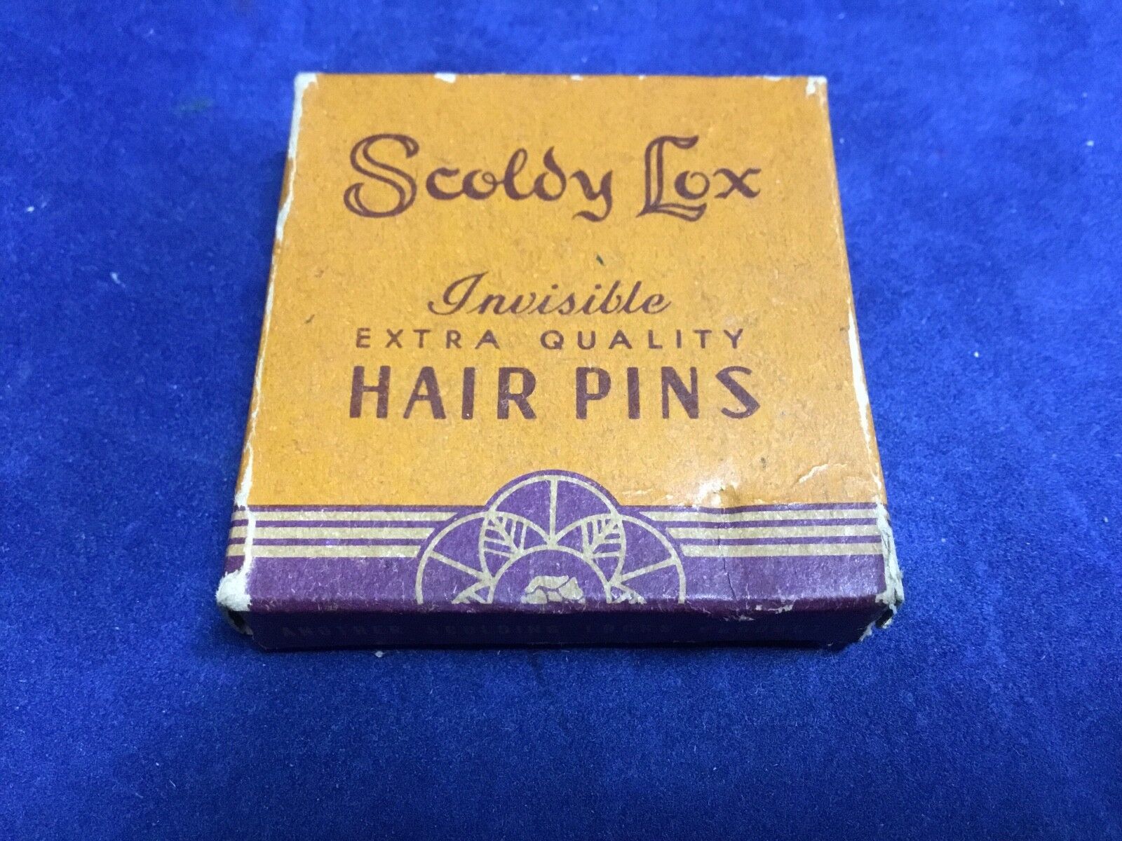 Vintage Scoldy Lox Invisible Extra Quality Hair Pins Black Full