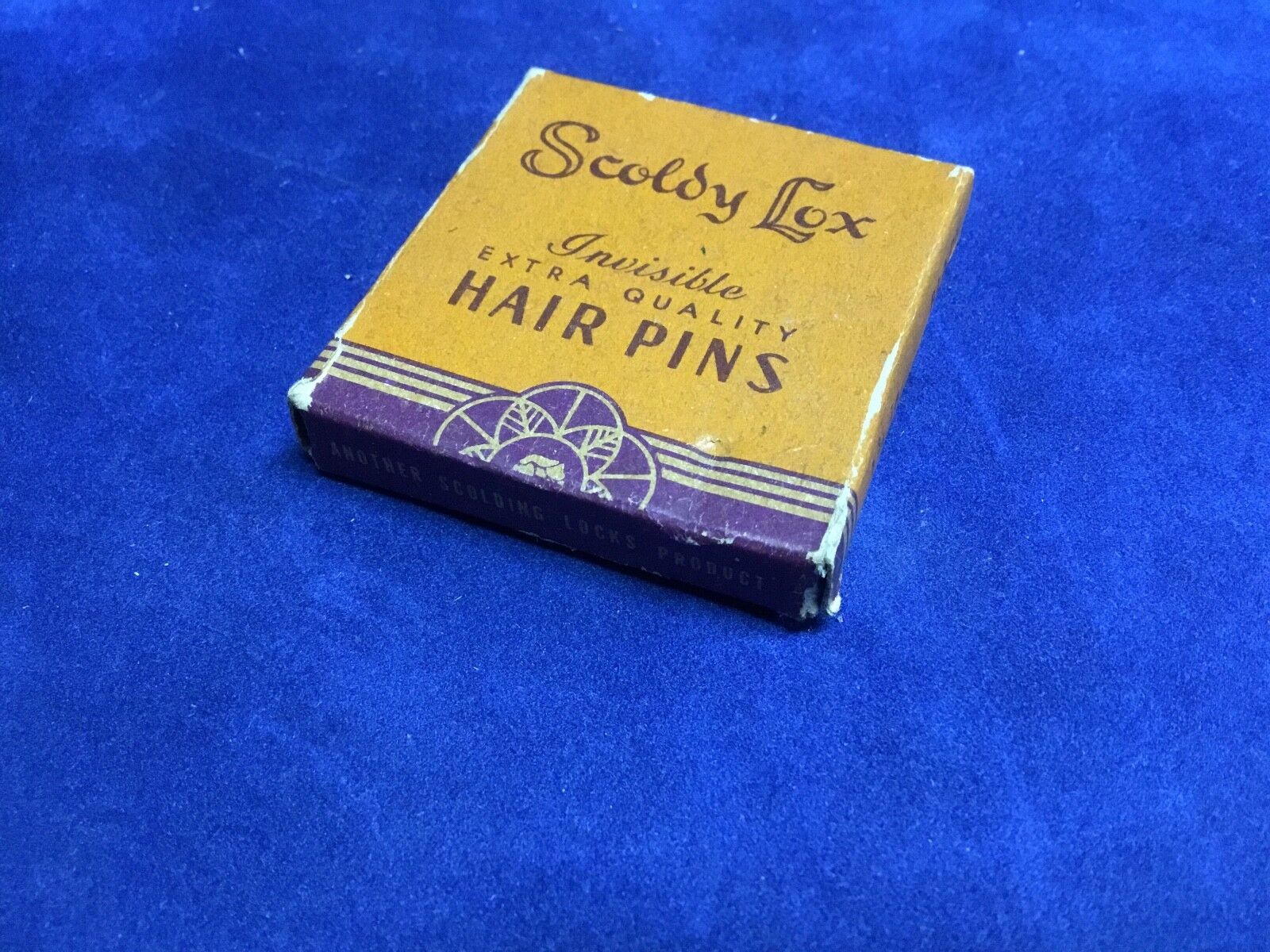 Vintage Scoldy Lox Invisible Extra Quality Hair Pins Black Full