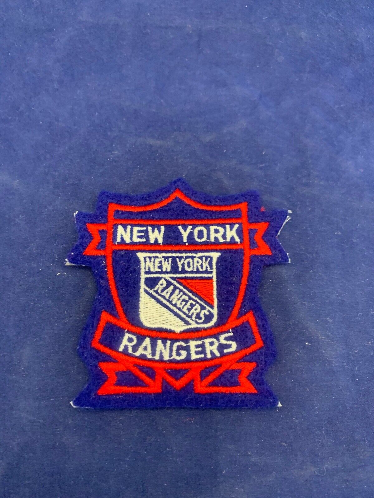 New York Rangers NHL Hockey Team Logo Patch Size 3 x 3.25 inches