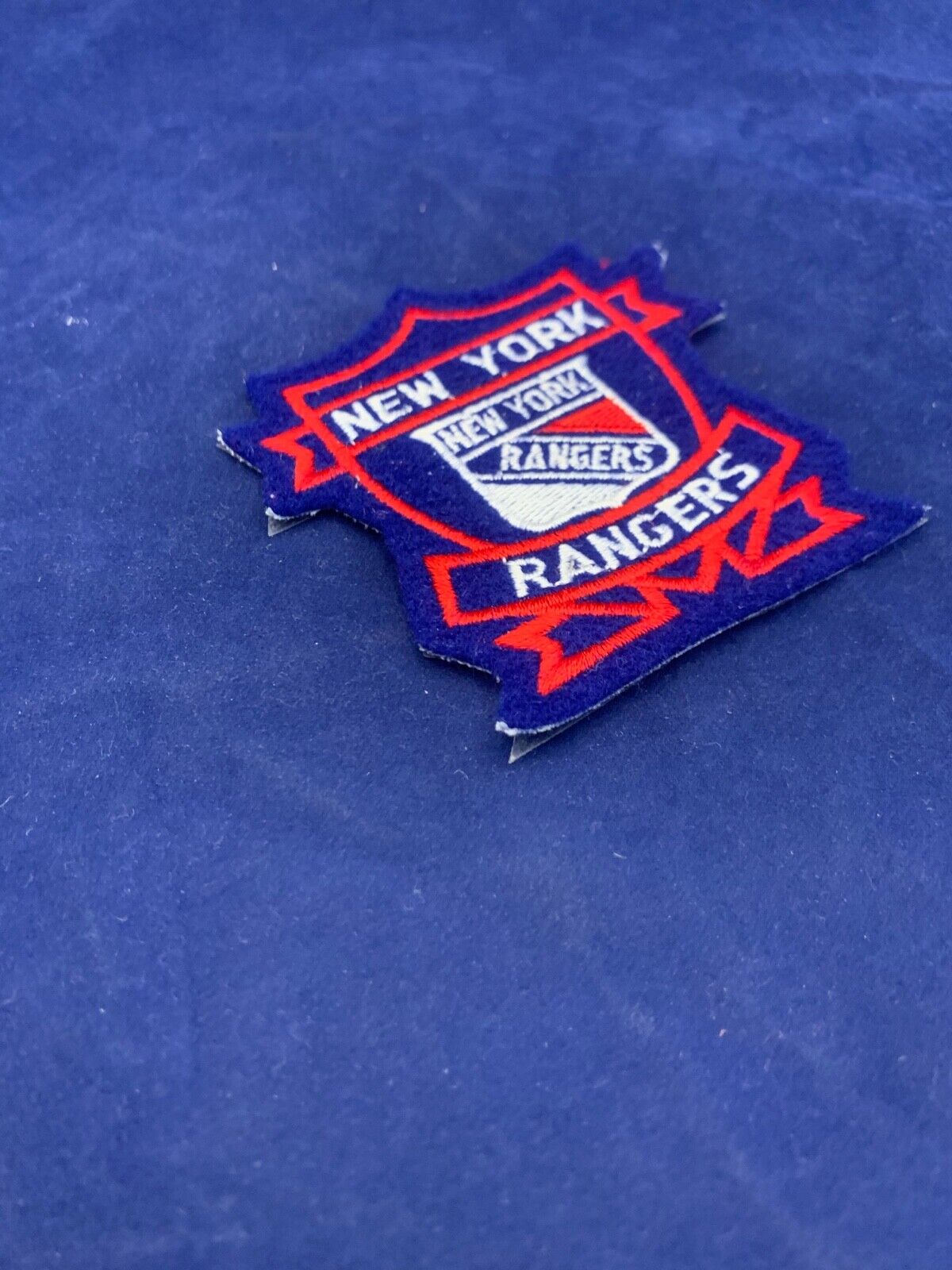 New York Rangers NHL Hockey Team Logo Patch Size 3 x 3.25 inches