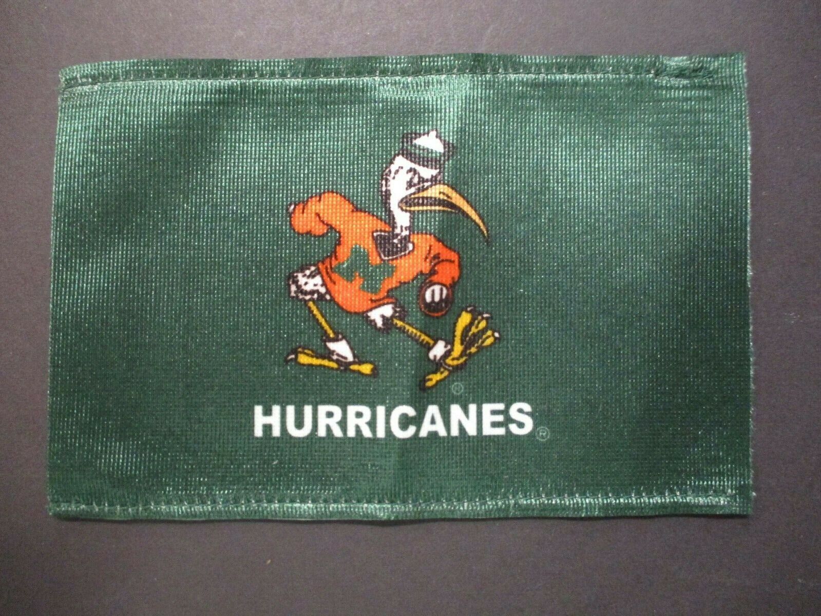 Miami Hurricanes Mini Flag Size 3.75 x 5.75 inches NO Pole or String for Flag