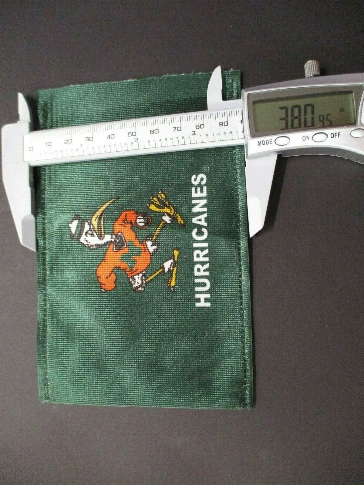 Miami Hurricanes Mini Flag Size 3.75 x 5.75 inches NO Pole or String for Flag