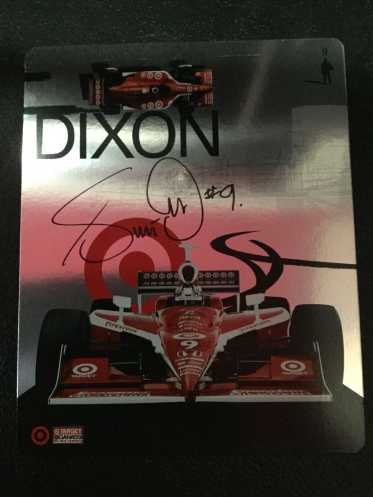 Scott Dixon Target Signed Autographed Cardstock 7x8 Photo