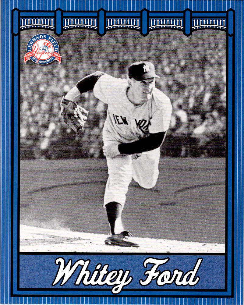 Whitey Ford 2006 Monument Park 8x10 Cardstock Photo. #10