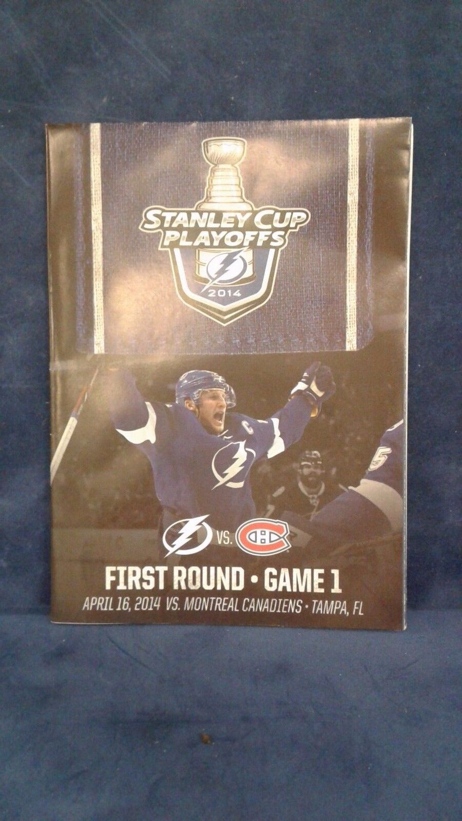 Tampa Bay Lightning 2014 Stanley Cup Playoffs Program First Round Game 1