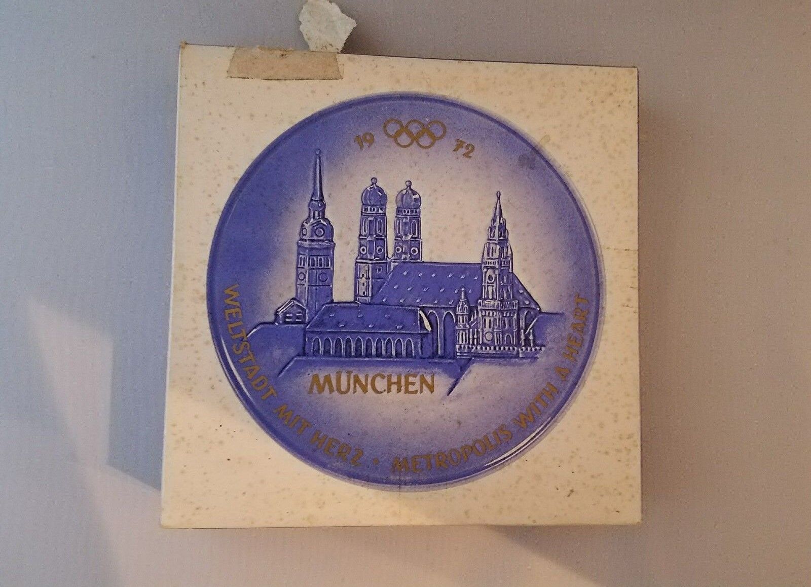 Goebel Munich 1972 Olympics Frauenkirche St Peter Collector Plate West Germany