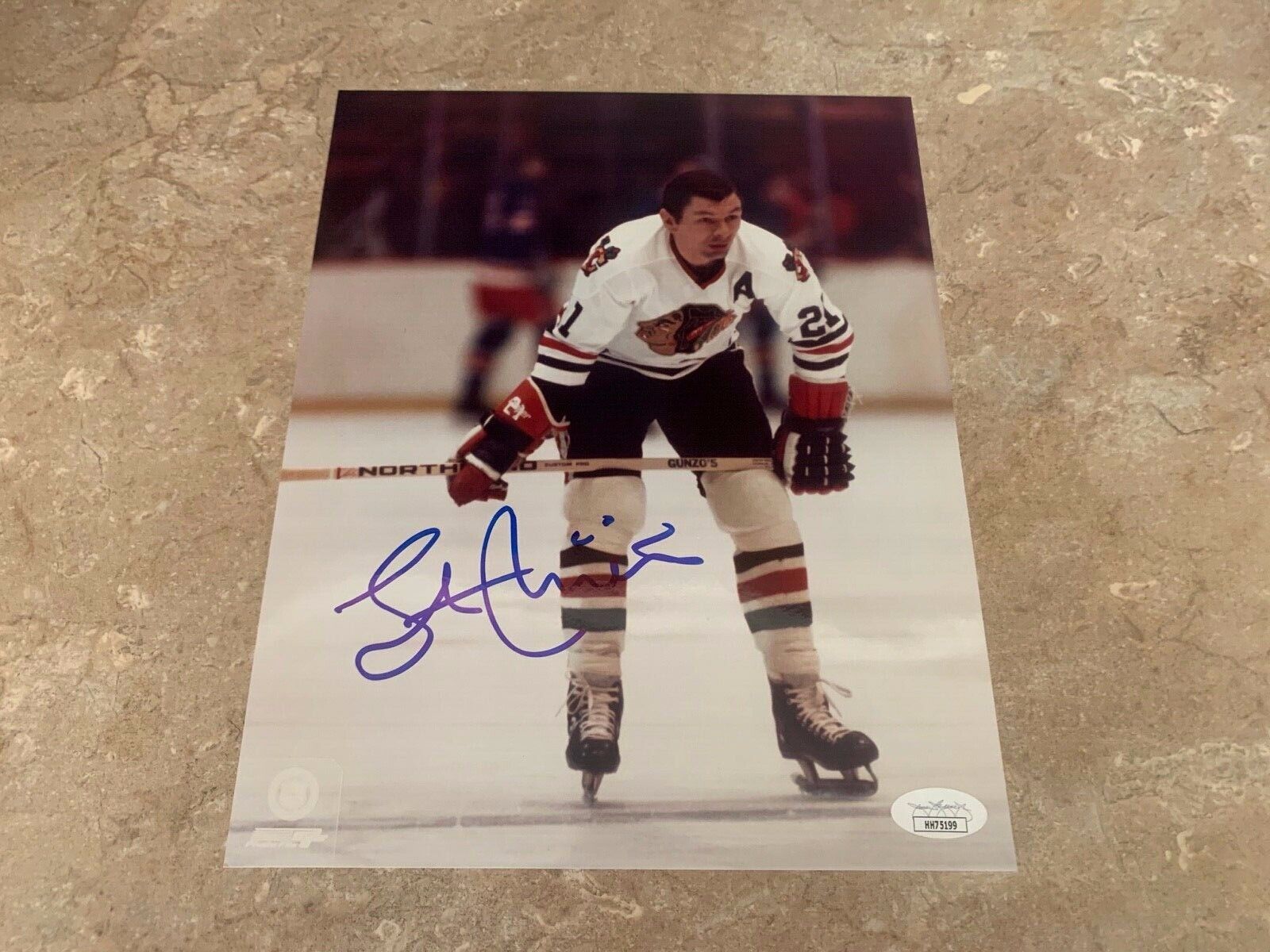 Stan Mikita Chicago Blackhawks Autographed 8x10 Hockey Photo 2 JSA COA #HH75199