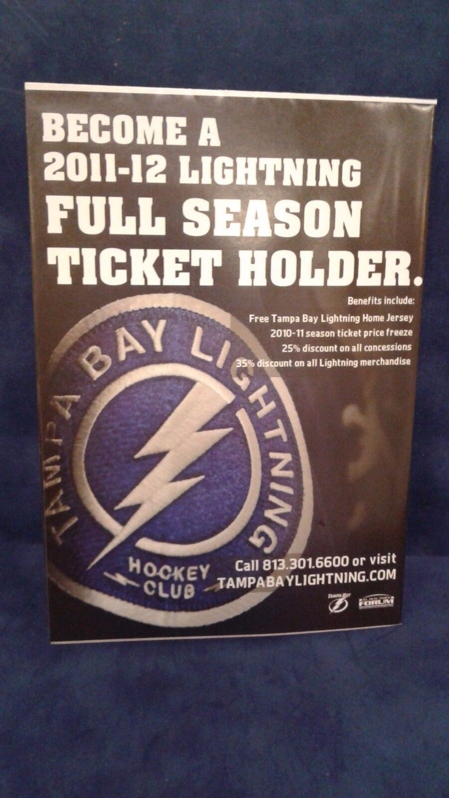 Tampa Bay Lightning 2011 Playoffs Program Round 3 Game 4 Boston Bruins