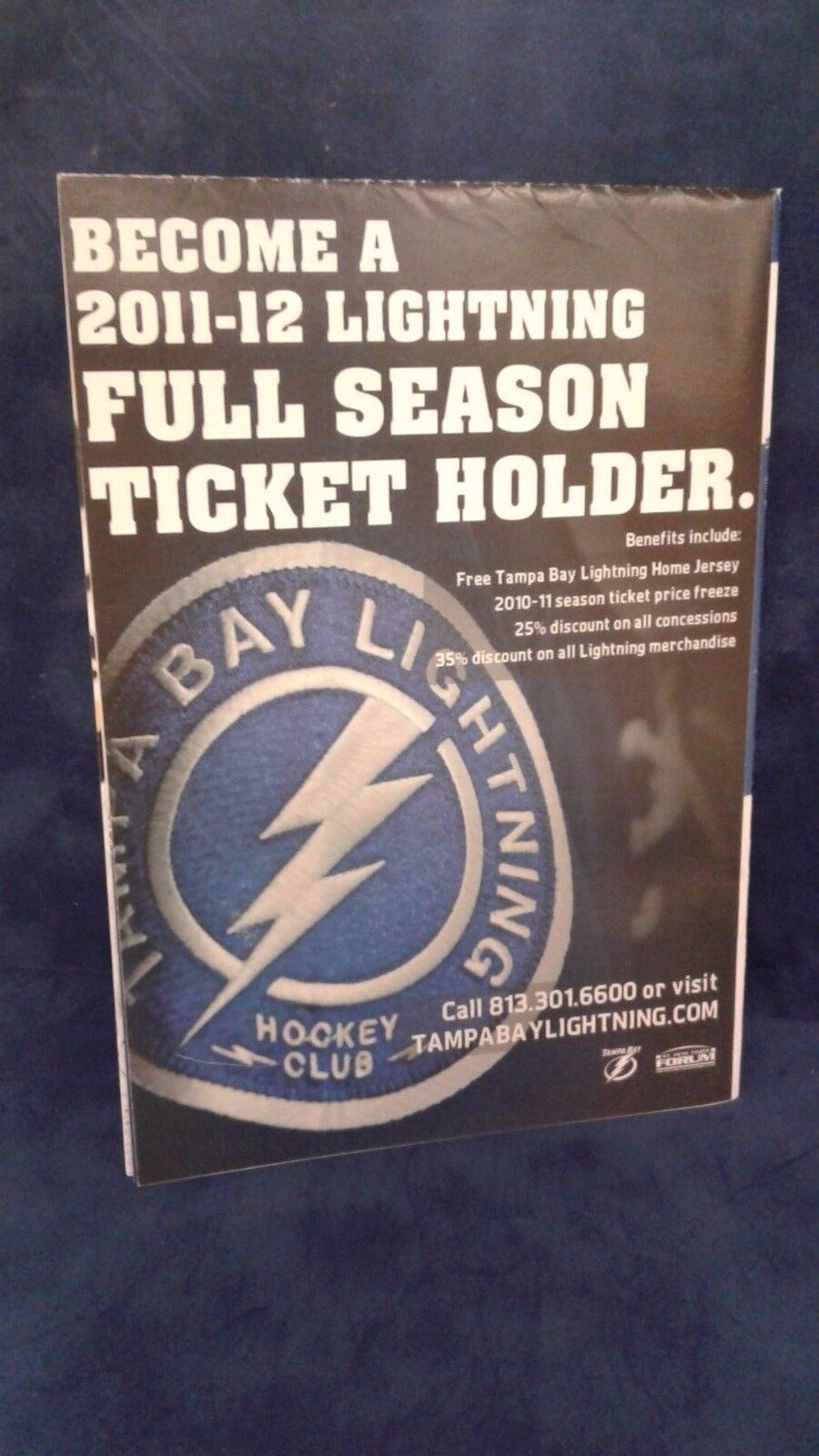 Tampa Bay Lightning 2011 Playoffs Program Round 3 Game 6 Boston Bruins