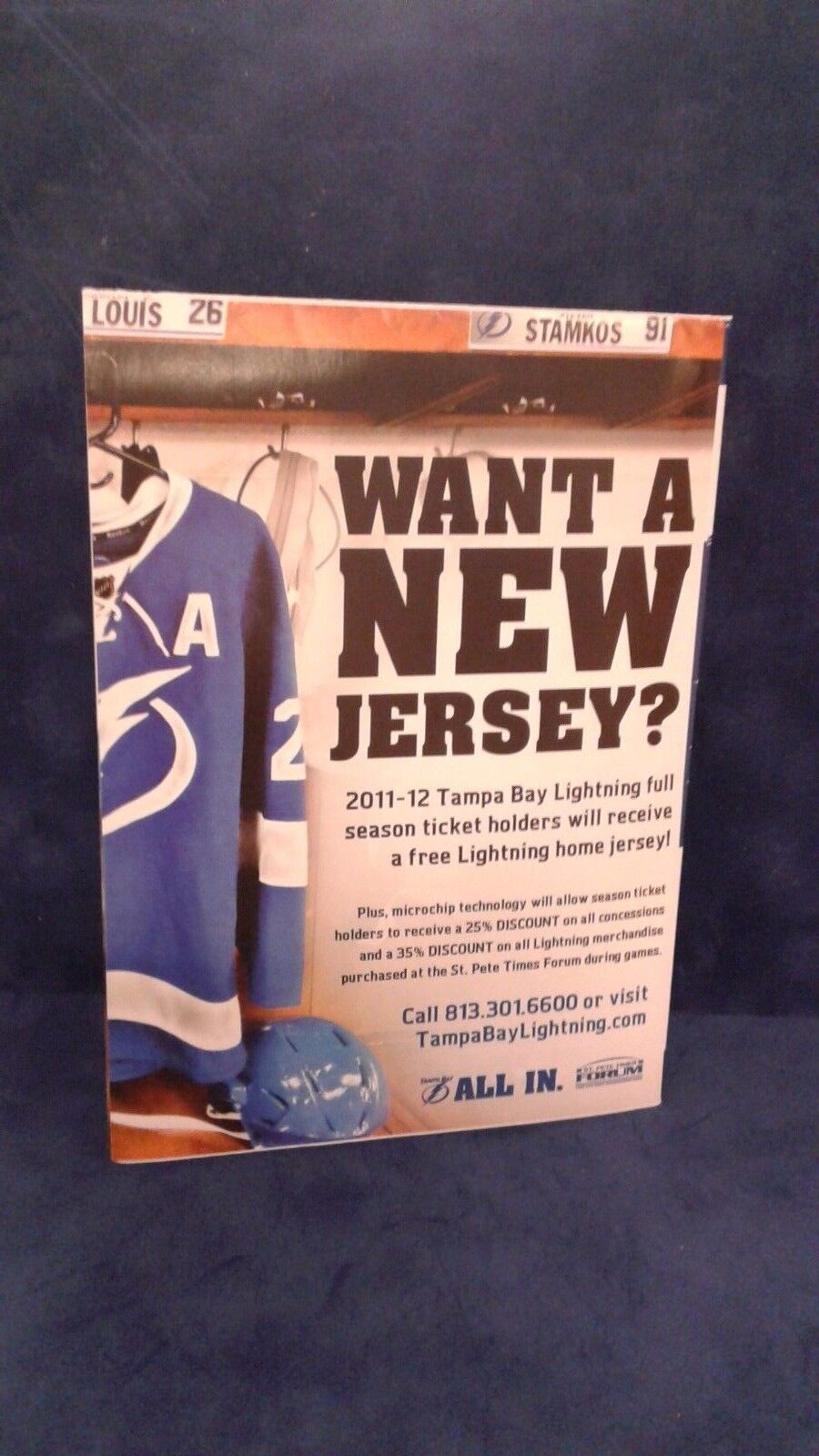 Tampa Bay Lightning 2011 Playoffs Program Round 1 Game 6 Pittsburgh Penguins