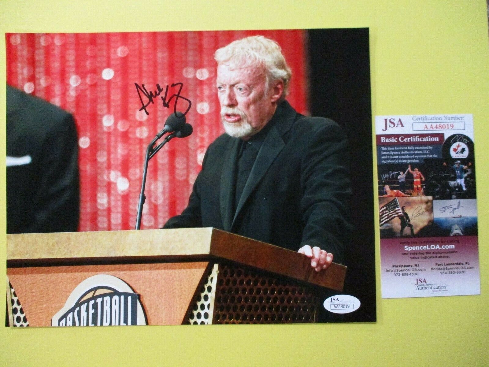 Phil Knight Nike Founder Signed Autographed 8x10 Color Photo JSA COA