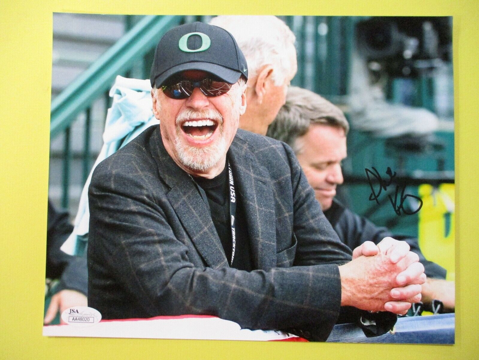 Phil Knight Nike Founder Smile Signed Autographed 8x10 Color Photo JSA COA