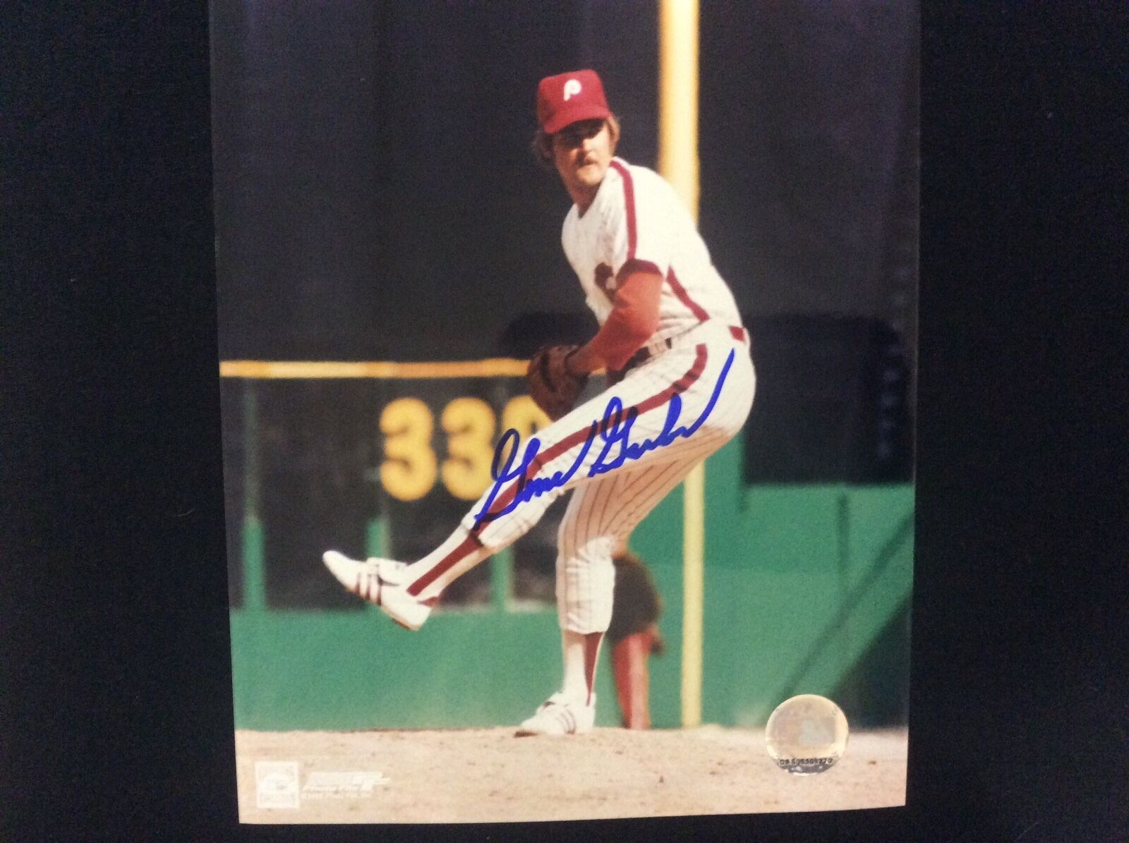 Gene Garber  (A)  Philadelphia Phillies autographed 8x10 color photo